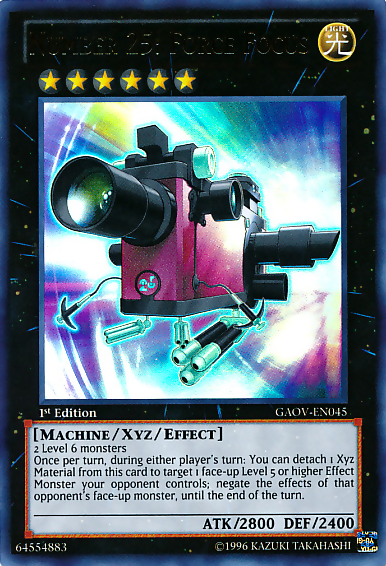 Number 25: Force Focus [GAOV-EN045] Ultra Rare | Gam3 Escape