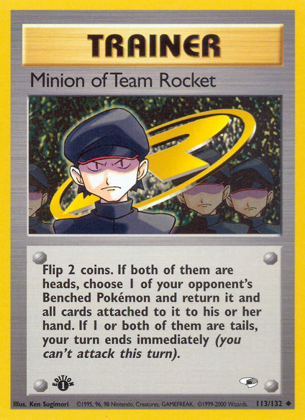 Minion of Team Rocket (113/132) [Gym Heroes 1st Edition] | Gam3 Escape