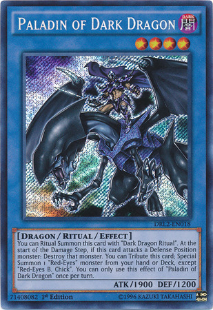 Paladin of Dark Dragon [DRL2-EN018] Secret Rare | Gam3 Escape