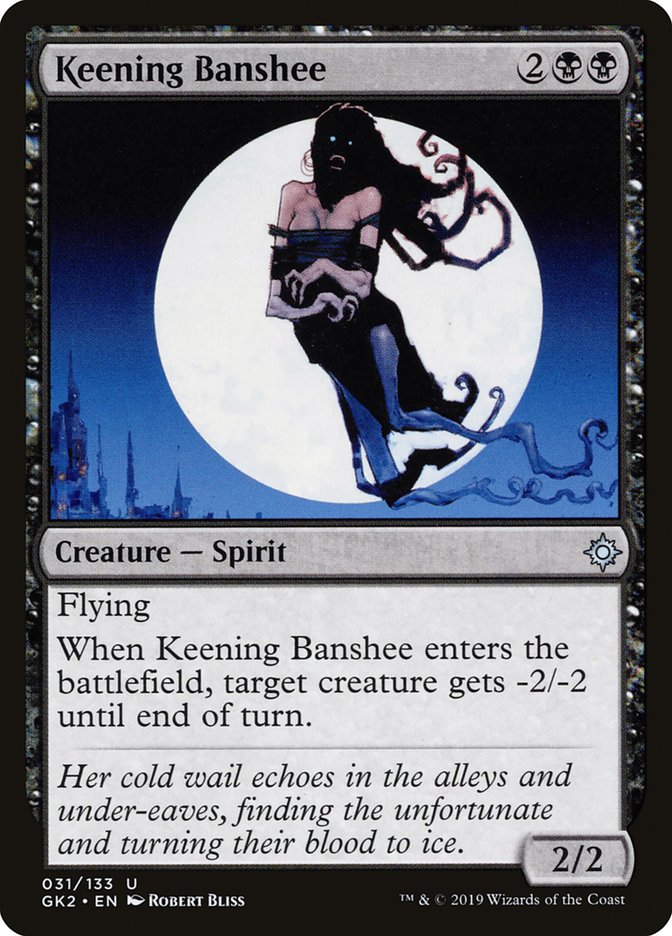 Keening Banshee [Ravnica Allegiance Guild Kit] | Gam3 Escape