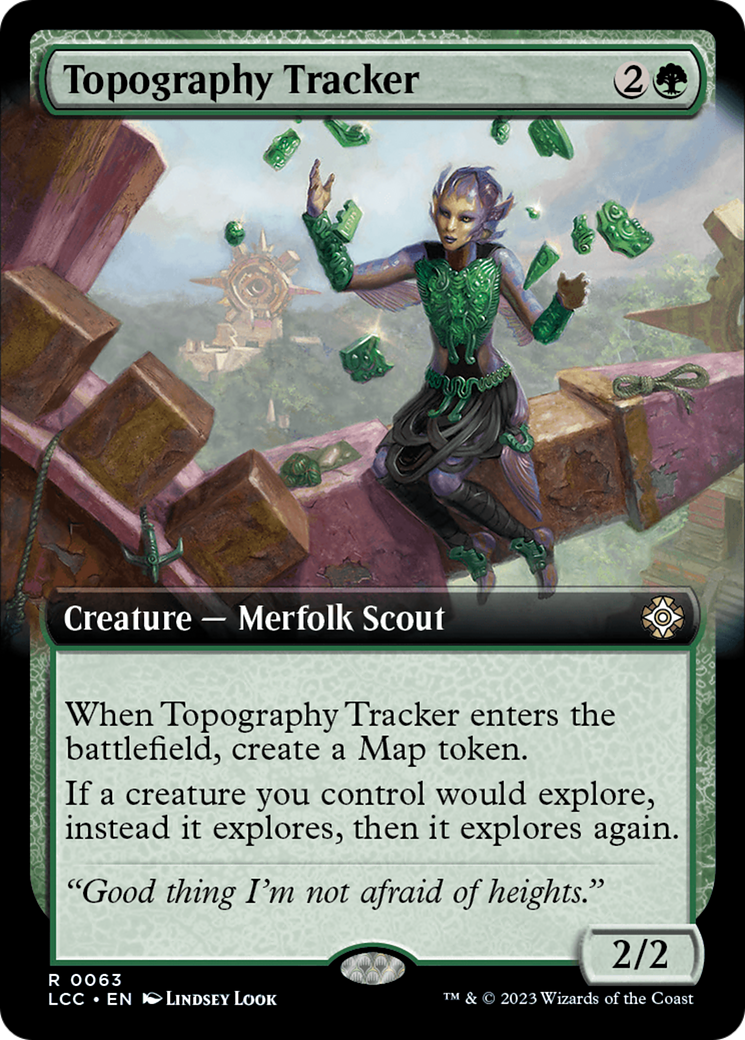 Topography Tracker (Extended Art) [The Lost Caverns of Ixalan Commander] | Gam3 Escape