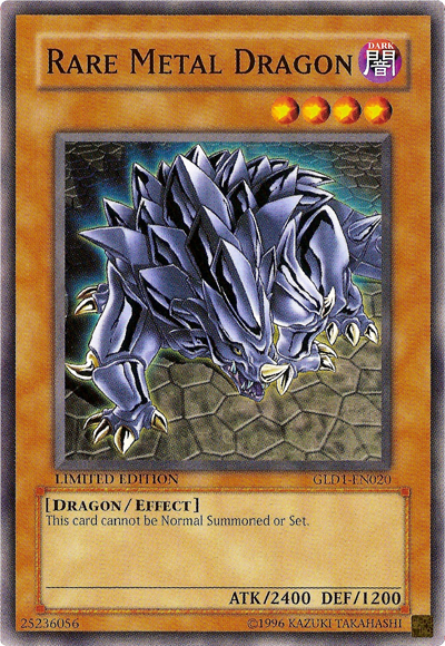 Rare Metal Dragon [GLD1-EN020] Common | Gam3 Escape