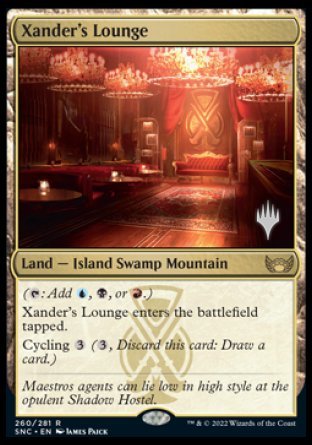 Xander's Lounge (Promo Pack) [Streets of New Capenna Promos] | Gam3 Escape