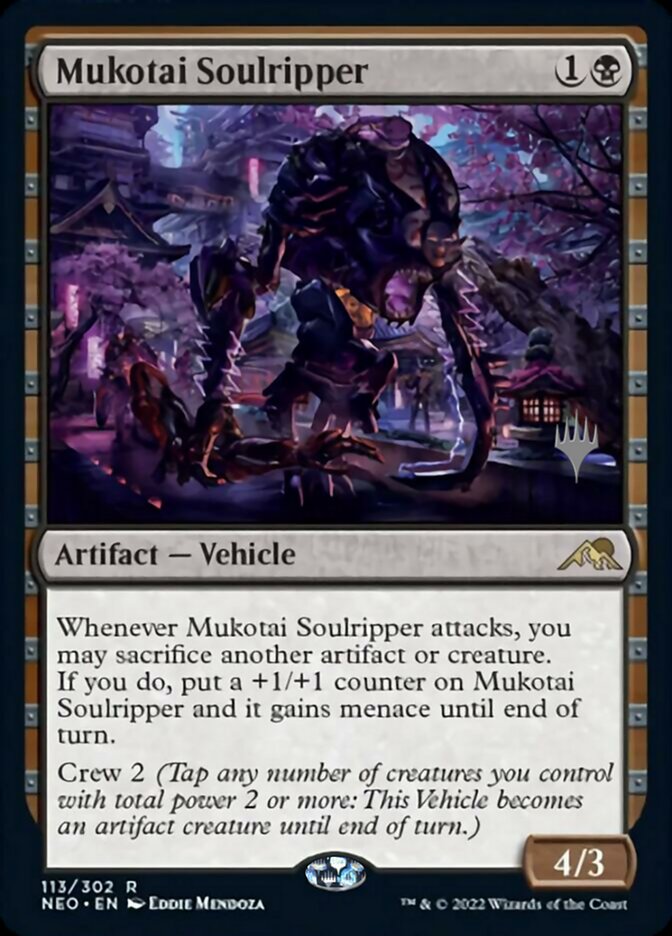 Mukotai Soulripper (Promo Pack) [Kamigawa: Neon Dynasty Promos] | Gam3 Escape