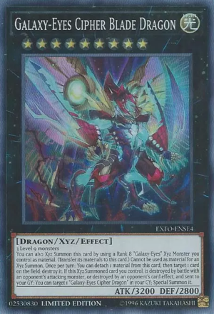 Galaxy-Eyes Cipher Blade Dragon [EXFO-ENSE4] Super Rare | Gam3 Escape