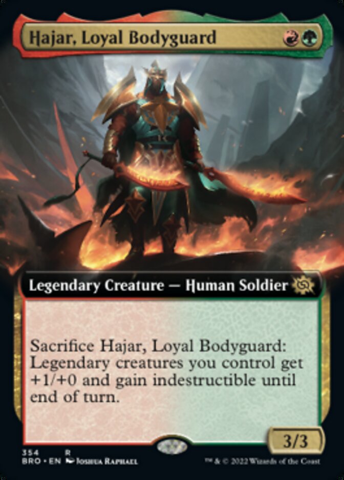 Hajar, Loyal Bodyguard (Extended Art) [The Brothers' War] | Gam3 Escape