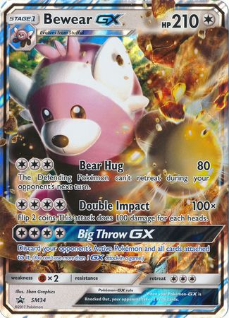 Bewear GX (SM34) (Jumbo Card) [Sun & Moon: Black Star Promos] | Gam3 Escape