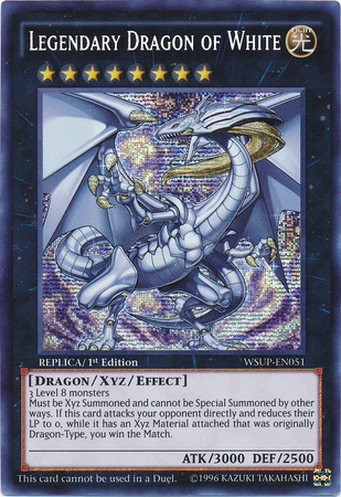 Legendary Dragon of White [WSUP-EN051] Prismatic Secret Rare | Gam3 Escape