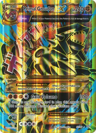 Primal Groudon EX (97/98) (Jumbo Card) [XY: Ancient Origins] | Gam3 Escape