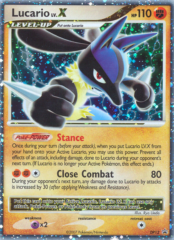 Lucario LV.X (DP12) [Diamond & Pearl: Black Star Promos] | Gam3 Escape