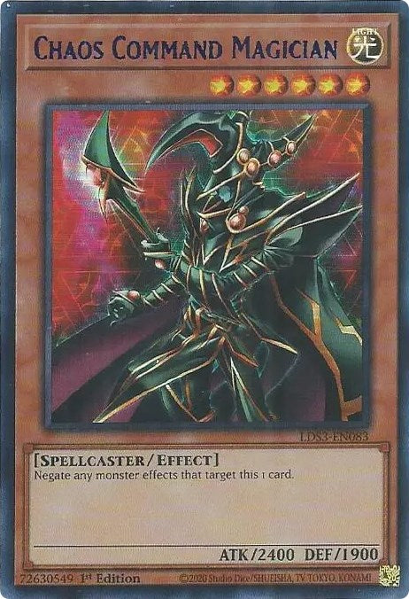 Chaos Command Magician (Blue) [LDS3-EN083] Ultra Rare | Gam3 Escape