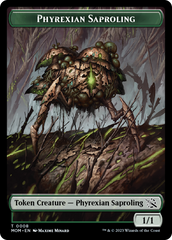 First Mate Ragavan // Phyrexian Saproling Double-Sided Token [March of the Machine Tokens] | Gam3 Escape