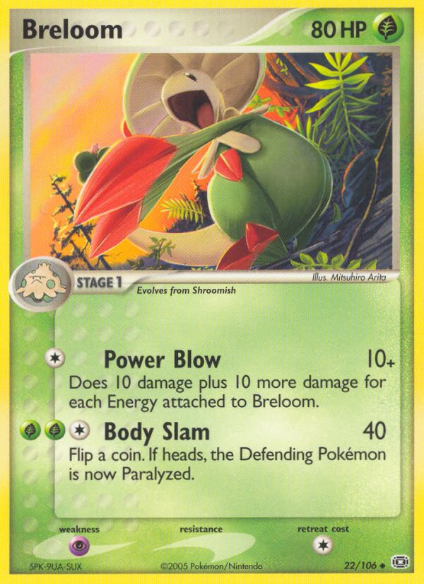 Breloom (22/106) [EX: Emerald] | Gam3 Escape