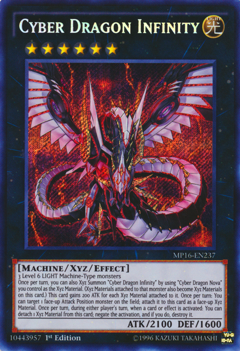 Cyber Dragon Infinity [MP16-EN237] Secret Rare | Gam3 Escape