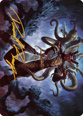 Zevlor, Elturel Exile Art Card (42) (Gold-Stamped Signature) [Commander Legends: Battle for Baldur's Gate Art Series] | Gam3 Escape