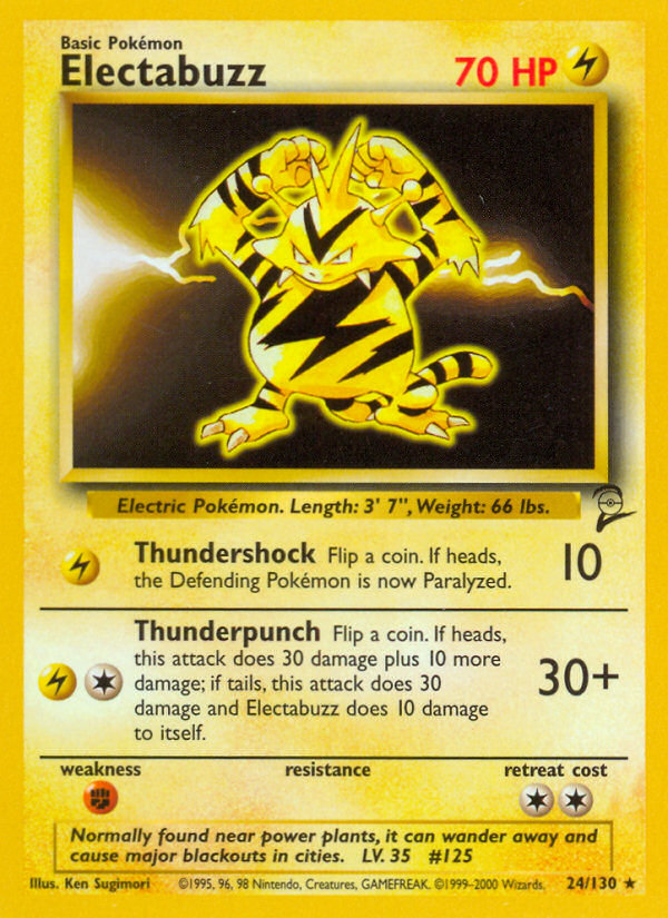 Electabuzz (24/130) [Base Set 2] | Gam3 Escape