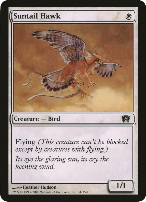 Suntail Hawk (Oversized) [Eighth Edition Box Topper] | Gam3 Escape