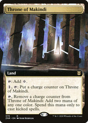 Throne of Makindi (Extended Art) [Zendikar Rising] | Gam3 Escape