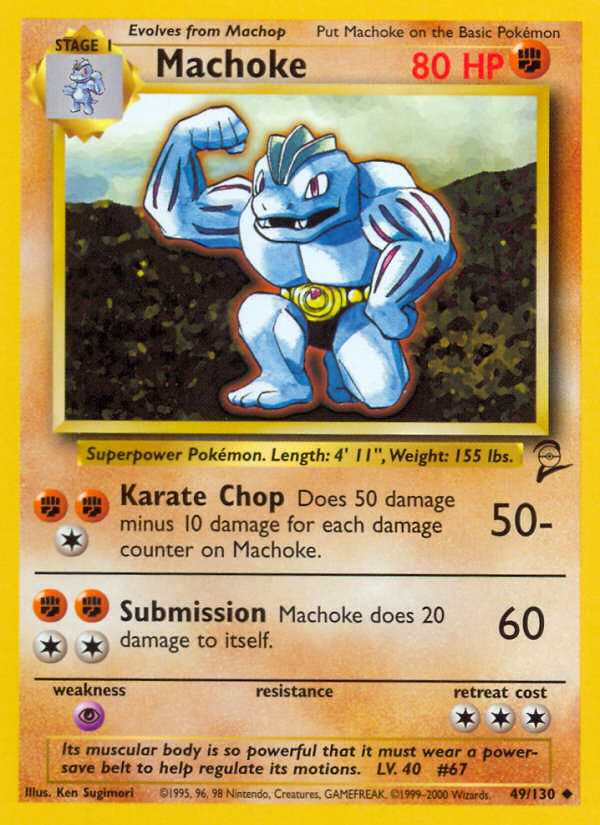 Machoke (49/130) [Base Set 2] | Gam3 Escape