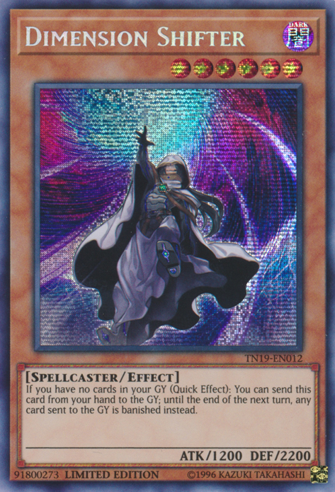 Dimension Shifter [TN19-EN012] Prismatic Secret Rare | Gam3 Escape