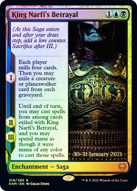 King Narfi's Betrayal [Kaldheim Prerelease Promos] | Gam3 Escape