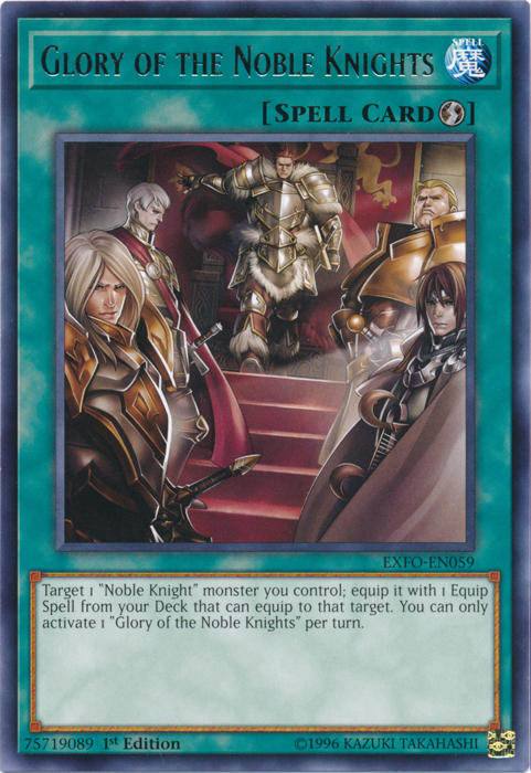 Glory of the Noble Knights [EXFO-EN059] Rare | Gam3 Escape