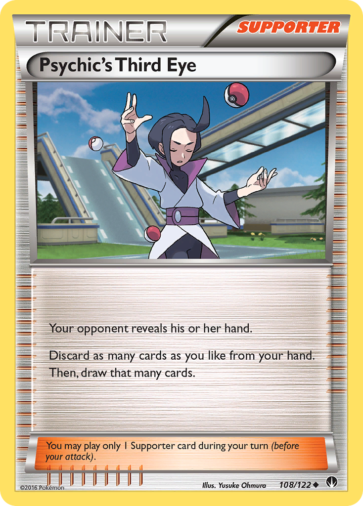 Psychic's Third Eye (108/122) [XY: BREAKpoint] | Gam3 Escape