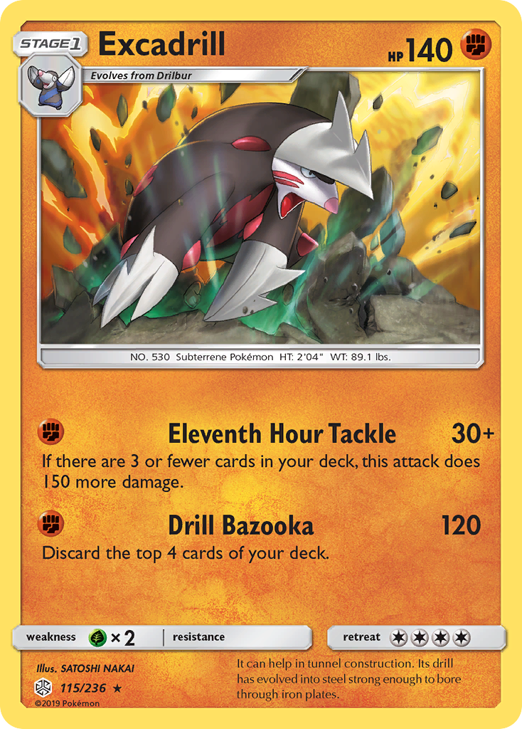 Excadrill (115/236) [Sun & Moon: Cosmic Eclipse] | Gam3 Escape