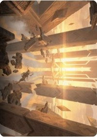 Skyclave Basilica Art Card [Zendikar Rising Art Series] | Gam3 Escape