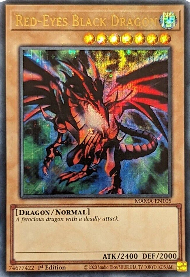 Red-Eyes Black Dragon [MAMA-EN105] Ultra Pharaoh's Rare | Gam3 Escape