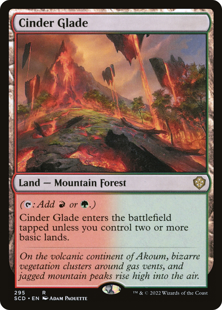 Cinder Glade [Starter Commander Decks] | Gam3 Escape