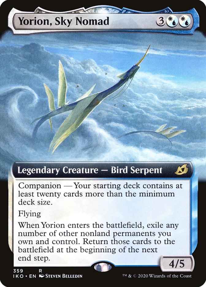 Yorion, Sky Nomad (Extended Art) [Ikoria: Lair of Behemoths] | Gam3 Escape