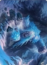 Icehide Troll Art Card [Kaldheim: Art Series] | Gam3 Escape