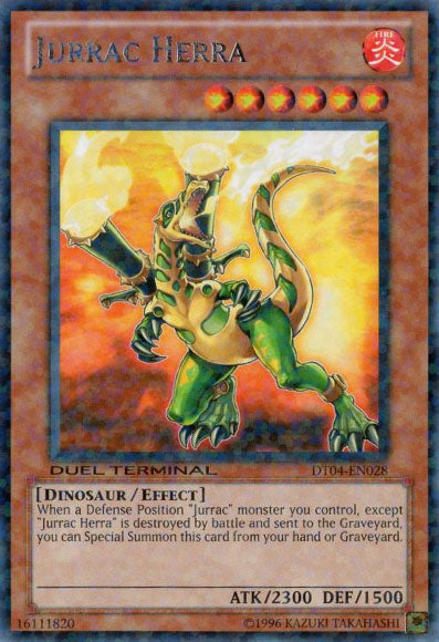 Jurrac Herra [DT04-EN028] Rare | Gam3 Escape