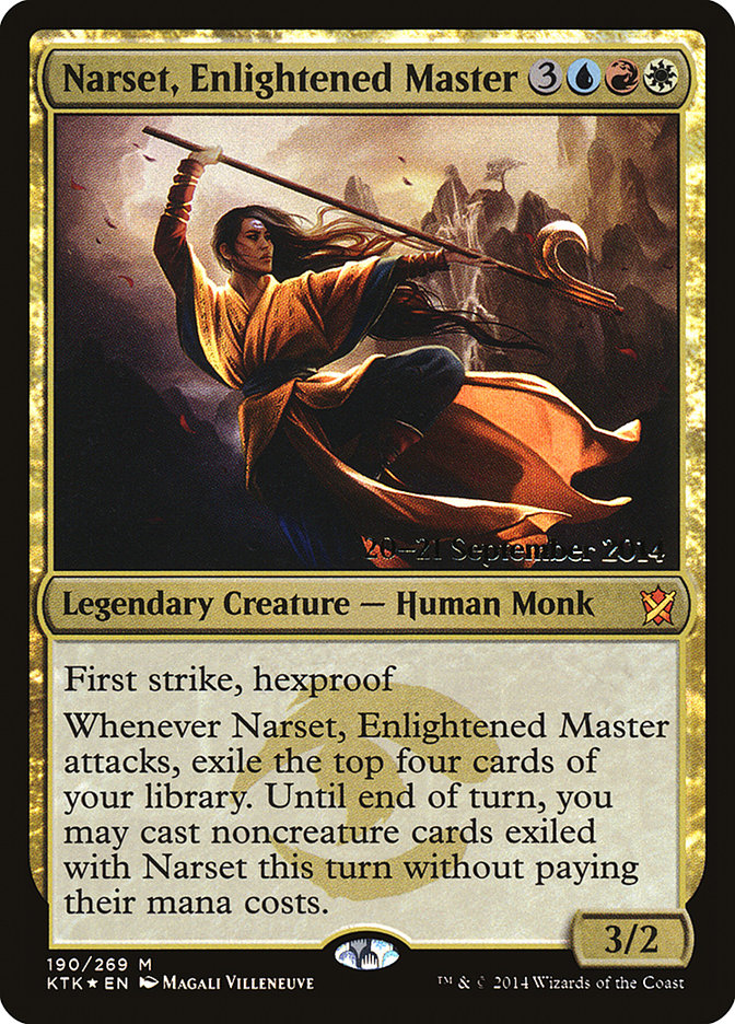Narset, Enlightened Master  [Khans of Tarkir Prerelease Promos] | Gam3 Escape