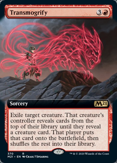 Transmogrify (Extended Art) [Core Set 2021] | Gam3 Escape