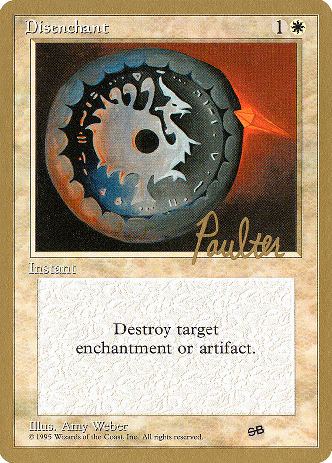 Disenchant (Preston Poulter) (SB) [Pro Tour Collector Set] | Gam3 Escape