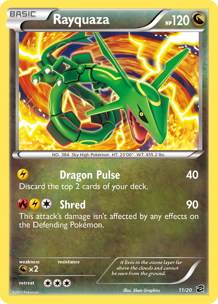 Rayquaza (11/20) [Black & White: Dragon Vault] | Gam3 Escape