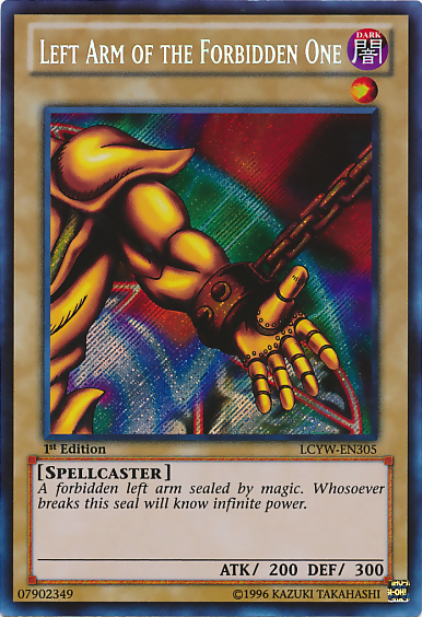 Left Arm of the Forbidden One [LCYW-EN305] Secret Rare | Gam3 Escape