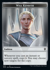 Will Kenrith Emblem // Copy Double-sided Token [Commander Legends: Battle for Baldur's Gate Tokens] | Gam3 Escape