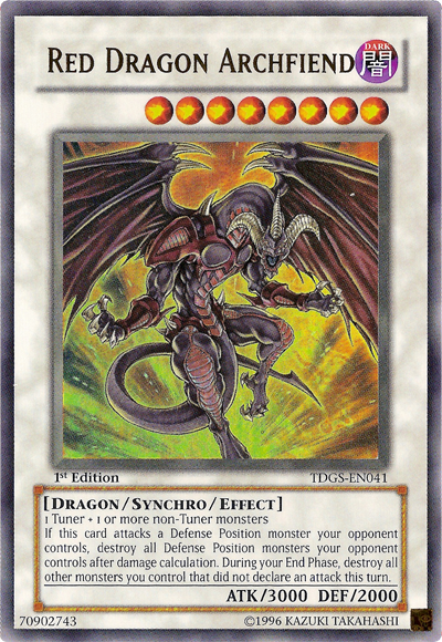 Red Dragon Archfiend [TDGS-EN041] Ultra Rare | Gam3 Escape