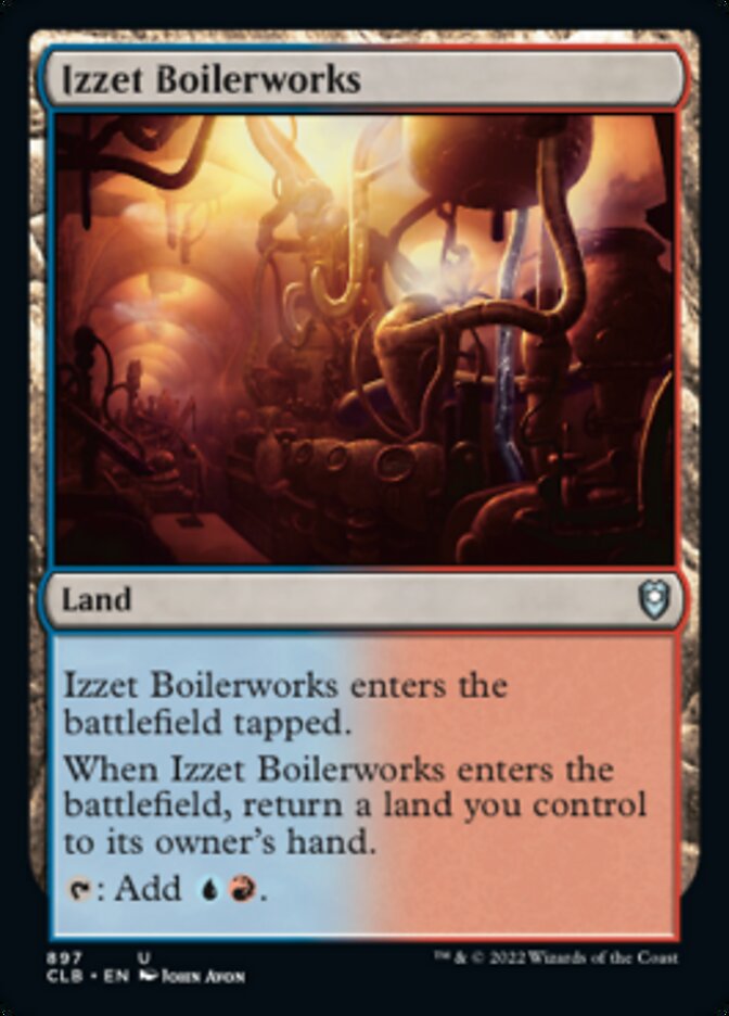 Izzet Boilerworks [Commander Legends: Battle for Baldur's Gate] | Gam3 Escape