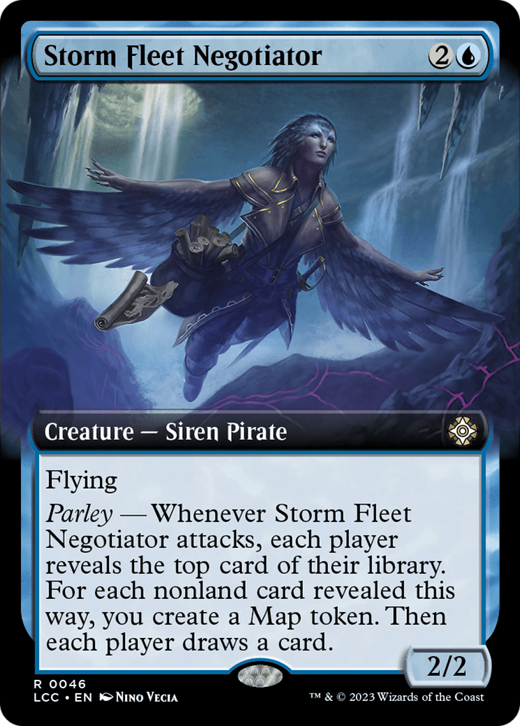 Storm Fleet Negotiator (Extended Art) [The Lost Caverns of Ixalan Commander] | Gam3 Escape