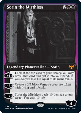 Sorin the Mirthless [Innistrad: Double Feature] | Gam3 Escape