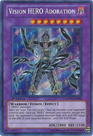 Vision HERO Adoration [GENF-EN096] Secret Rare | Gam3 Escape