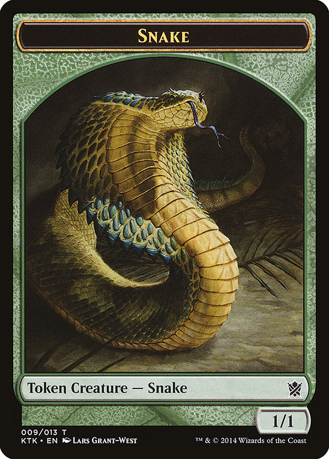 Snake [Khans of Tarkir Tokens] | Gam3 Escape