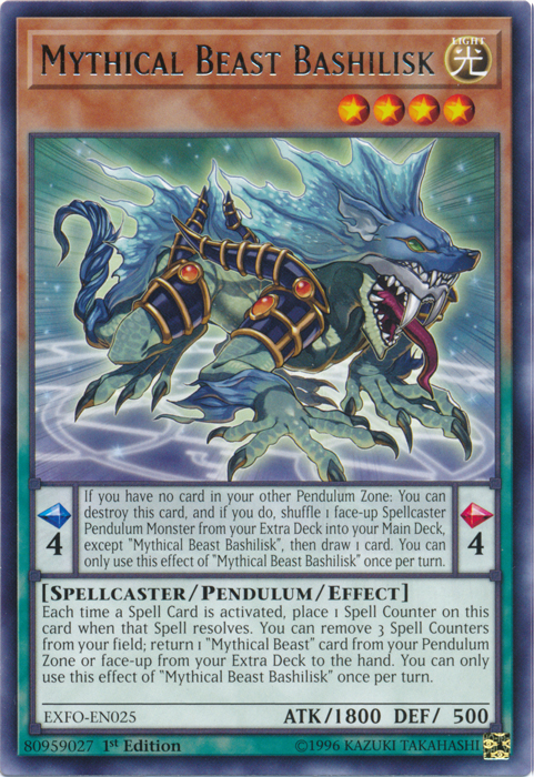 Mythical Beast Bashilisk [EXFO-EN025] Rare | Gam3 Escape