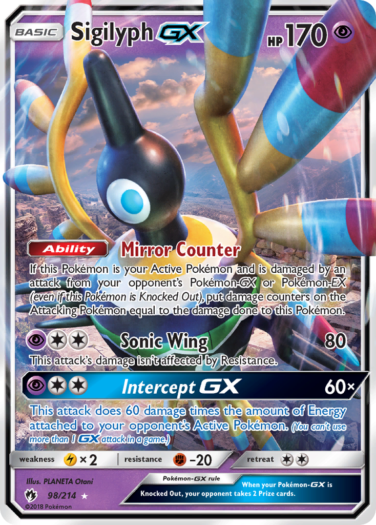 Sigilyph GX (98/214) [Sun & Moon: Lost Thunder] | Gam3 Escape