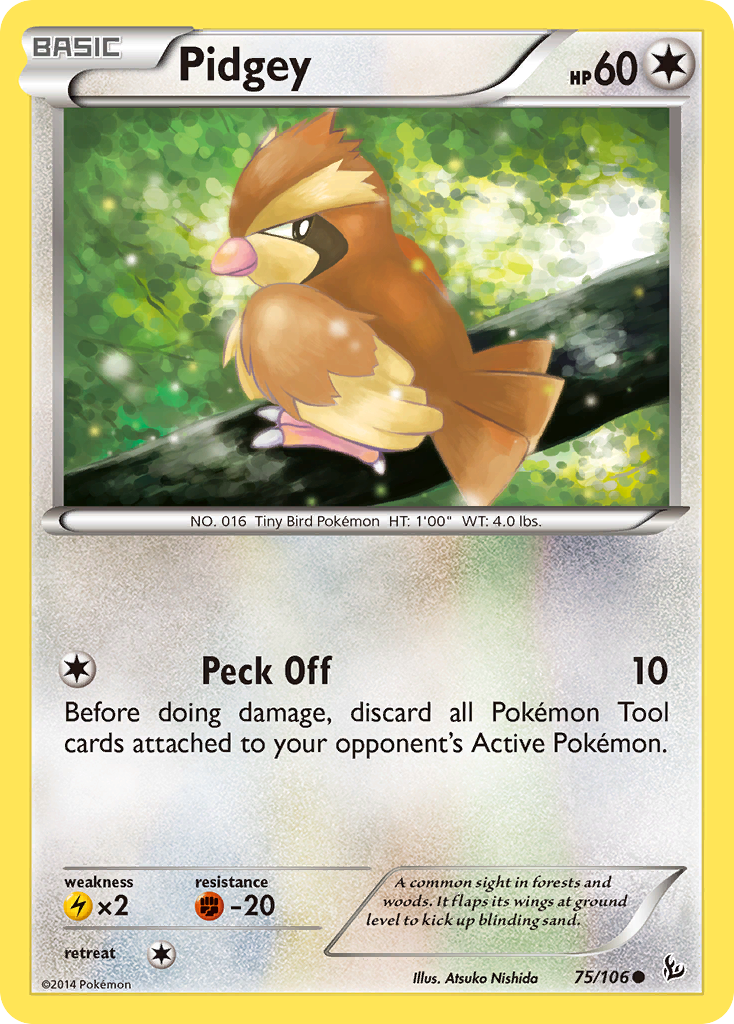 Pidgey (75/106) [XY: Flashfire] | Gam3 Escape