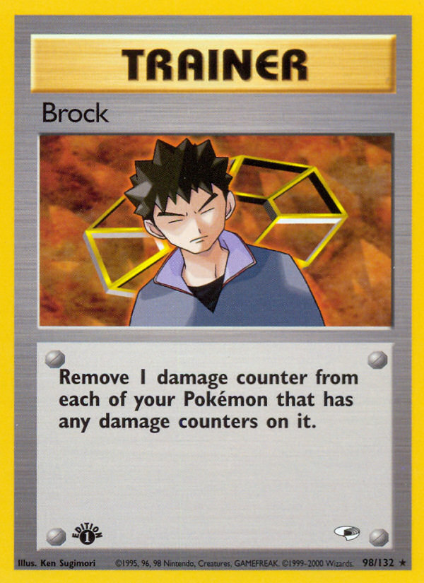 Brock (98/132) [Gym Heroes 1st Edition] | Gam3 Escape